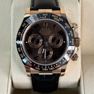 2011 Rolex Daytona 40mm 116515LN Rose Gold Chocolate Arabic Dial