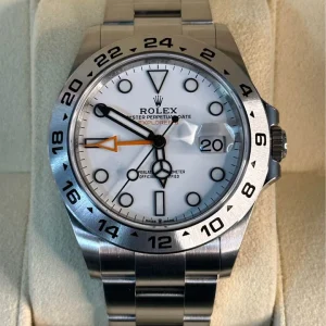 NEW 2023 Rolex Explorer II 42mm 226570 White Polar Dial