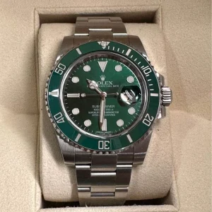 2014 Rolex Submariner "HULK" 40mm 116610LV Green Dial