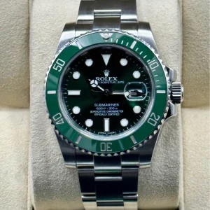 2014 Rolex Submariner "Hulk" 40mm 116610LV Oyster Green Dial