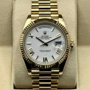 Rolex Day-Date 40mm 228238 Presidential White Dial