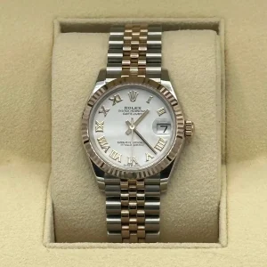 2023 Rolex Datejust 31mm 278271 Two-Tone White Roman Numeral Dial