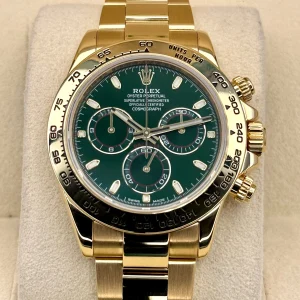 Rolex Daytona "John Mayer" 40mm 116508 Yellow Gold Green Dial