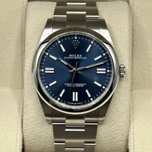 2022 Rolex Oyster Perpetual 41mm 124300 Blue Dial