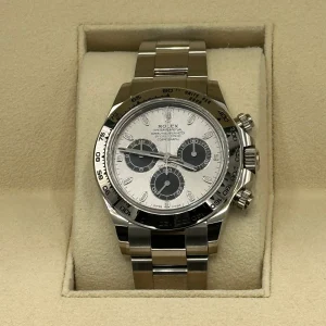 2022 Rolex Daytona 40mm 116509 White Gold Silver Dial
