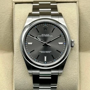 2017 Oyster Perpetual 39mm 114300 Grey Dial