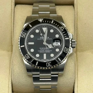 2015 Rolex Submariner 40mm 116610LN Stainless Steel Black Dial