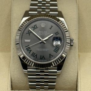 2021 Rolex Datejust 41mm 126334 Jubilee Wimbledon Dial