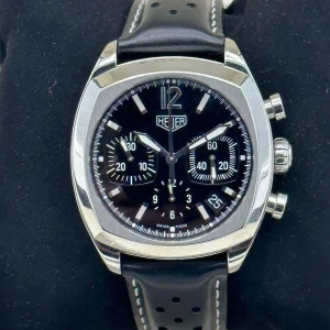 Tag Heuer Monza CR2110 Re-Edition Chronograph Black Dial