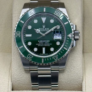 2019 Rolex Submariner "Hulk" 40mm 116610LV Green Dial