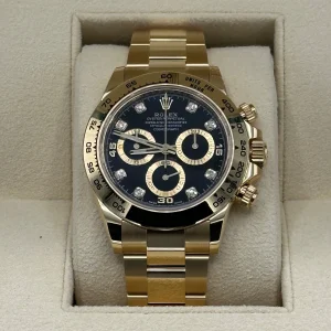 2023 Rolex Daytona 40mm 116508 Black Diamond Dial