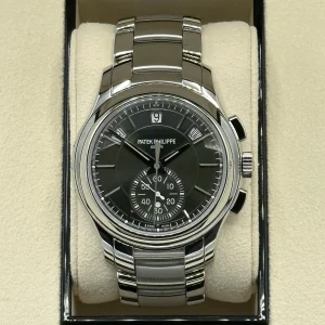 2021 Patek Philippe 42mm 5905/1A Annual Flyback Chronograph Olive Dial