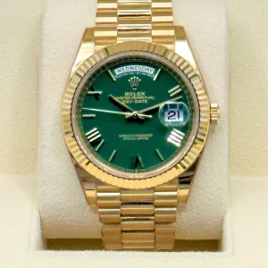2023 Rolex Day-Date 40mm 228238 Presidential Green Dial