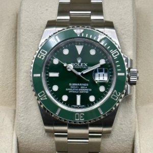2016 Rolex Submariner "Hulk" 40mm 116610LV Green Dial