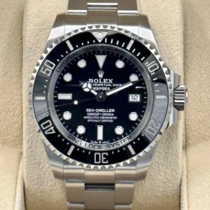 2022 Rolex Deepsea 44mm 136660 Stainless Steel Black Dial