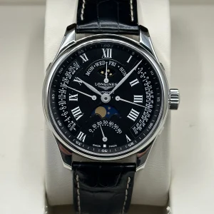 2017 Longines L2.739.4.51.6 Master Moonphase GMT