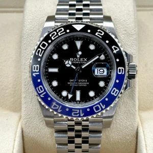 NEW 2022 Rolex GMT-Master II "Batgirl" 40mm 126710BLNR Jubilee Black Dial