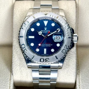 2019 Rolex Yacht-Master 40mm 116622 Stainless Steel Blue Dial