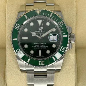 2018 Rolex Submariner "Hulk" 40mm 116610LV Green Dial
