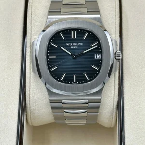 Patek Philippe 40mm 5711/1A-010 Nautilus Stainless Steel Blue Dial