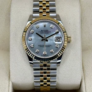 NEW 2023 Rolex Datejust 31mm 278273 Two-Tone Jubilee MOP Diamond Dial