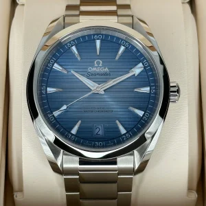 2023 Omega Seamaster Aqua Terra 41mm 220.10.41.21.03.005 Blue Dial