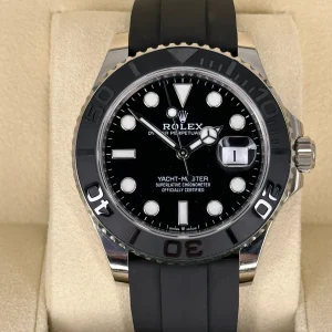 NEW 2023 Rolex Yacht-Master 42mm 226659 White Gold Oysterflex Black Dial