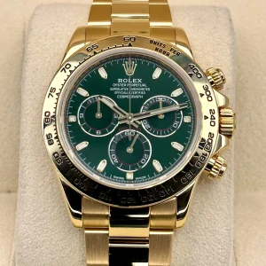 Rolex Daytona "John Mayer" 40mm 116508 Yellow Gold Green Dial