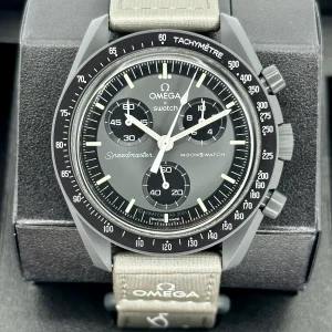 NEW Omega S033A100 Bioceramic Moon Swatch  - Mission to Mercury