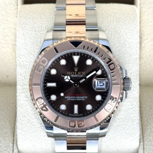 2023 Rolex Yacht-Master 37mm 268621 Two-Tone Chocolate Dial