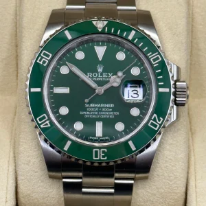 2016 Rolex Submariner "Hulk" 40mm 116610LV Green Dial