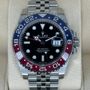 NEW 2023 Rolex GMT-Master II "Pepsi" 40mm 126710BLRO Jubilee