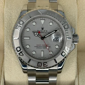 2004 Rolex Yacht-Master 40mm 16622 Platinum Bezel and Dial