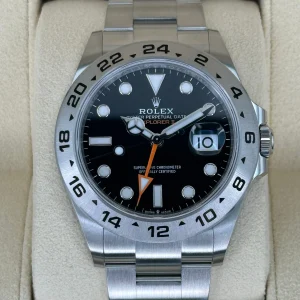 2023 Rolex Explorer II 42mm 226570 Black Dial