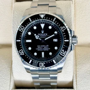 2015 Rolex Deepsea 44mm 116660 Stainless Steel Black Dial