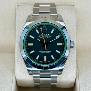 NEW 2023 Rolex Milgauss 40mm 116400GV Stainless Steel Black Dial