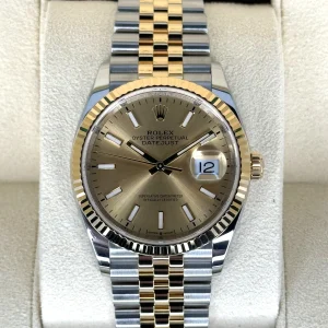 2019 Rolex Datejust 36mm 126233 Two-Tone Jubilee Champagne Dial