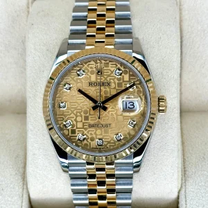 2019 Datejust 36mm 126233 Two-Tone Jubilee 10 Diamond Anniversary Dial