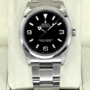 2007 Rolex Explorer 36mm 114270 Stainless Steel Black Dial