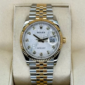 2020 Rolex Datejust 36mm 126233 Two-Tone 10 Diamond Anniversary Dial