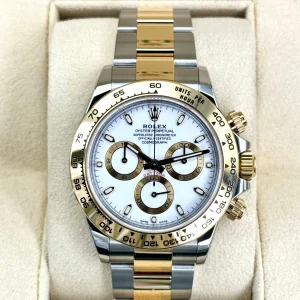 2023 Rolex Daytona 40mm 116503 Two-Tone White Dial