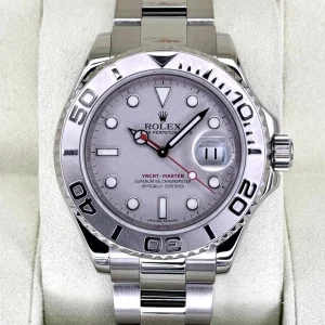 2014 Rolex Yacht-Master 40mm 16622 Platinum Bezel and Dial