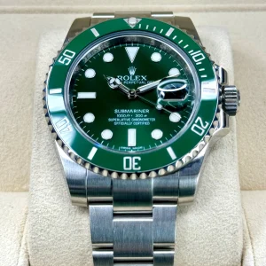 2015 Rolex Submariner "Hulk" 40mm 116610LV Green Dial