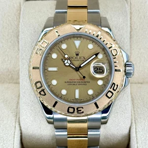2009 Rolex Yacht-Master 40mm Two-Tone Champagne Dial