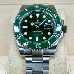 2015 Rolex Submariner "Hulk" 40mm 116610LV Green Dial
