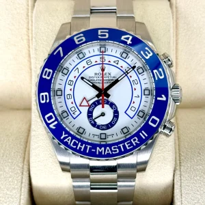 2013 Rolex Yacht-Master II 44mm 116680 Stainless Steel White Dial