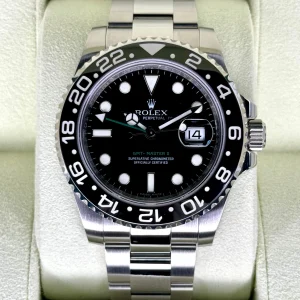 2009 Rolex GMT-Master II 40mm 116710LN Stainless Steel Black Dial