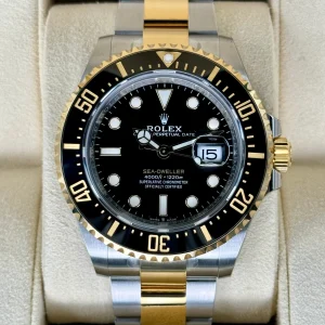 NEW Rolex Sea-Dweller 43mm 126603 Two-Tone Black Dial