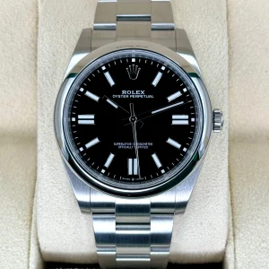 2023 Rolex Oyster Perpetual 41mm 124300 Black Dial