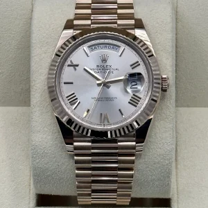 NEW 2023 Rolex Day-Date 40mm 228235 Presidential Rose Gold Sundust Dial